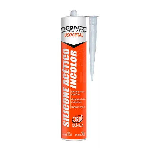 Cola Silicone Incolor de 240g Orbi